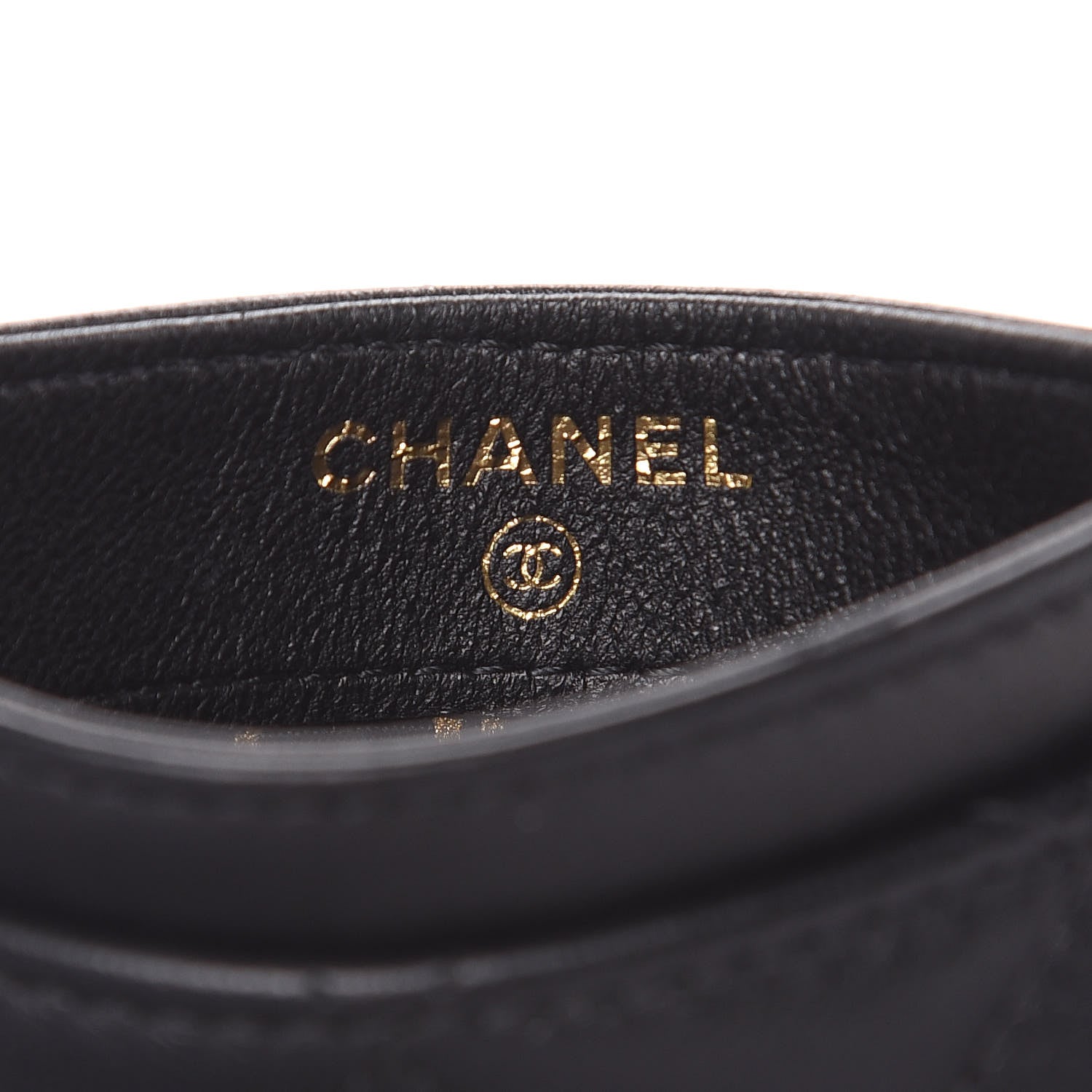 Chanel Lambskin Quilted Card Holder Black 6 of 9