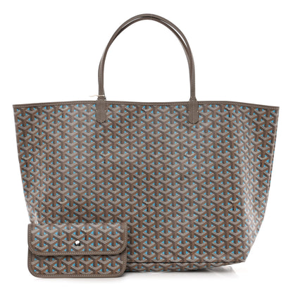 Goyard Goyardine Saint Louis Claire Voie GM Grege Turquoise 1 of 11