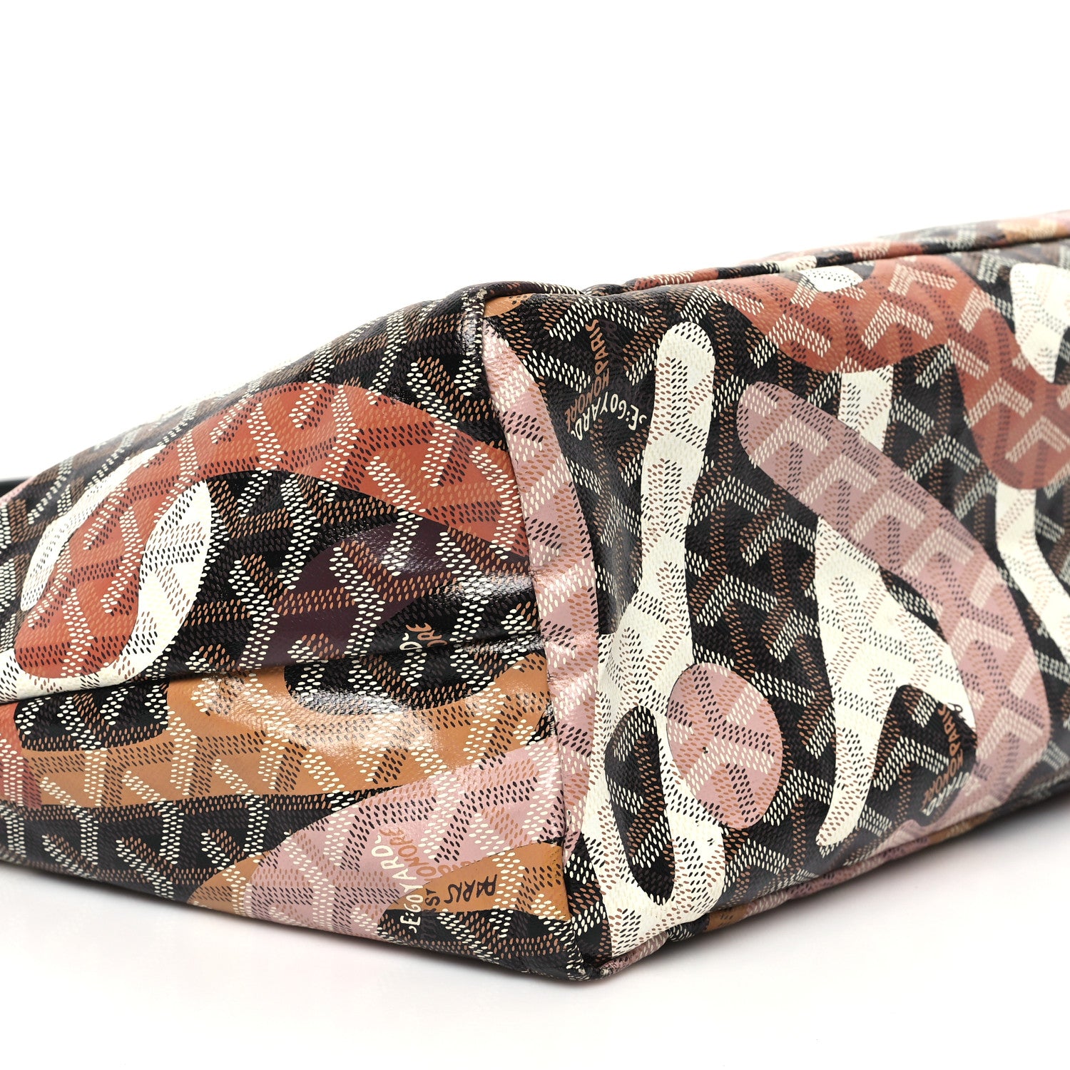 Goyard Goyardine Saint Louis Lettres Camouflage PM Black Pink Multicolor 10 of 11