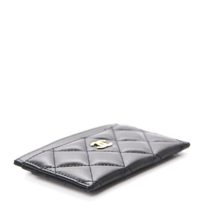 Chanel Lambskin Quilted Card Holder Black 4 of 8