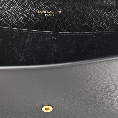 Saint Laurent Grain De Poudre Uptown Chain Wallet Black 7 of 9