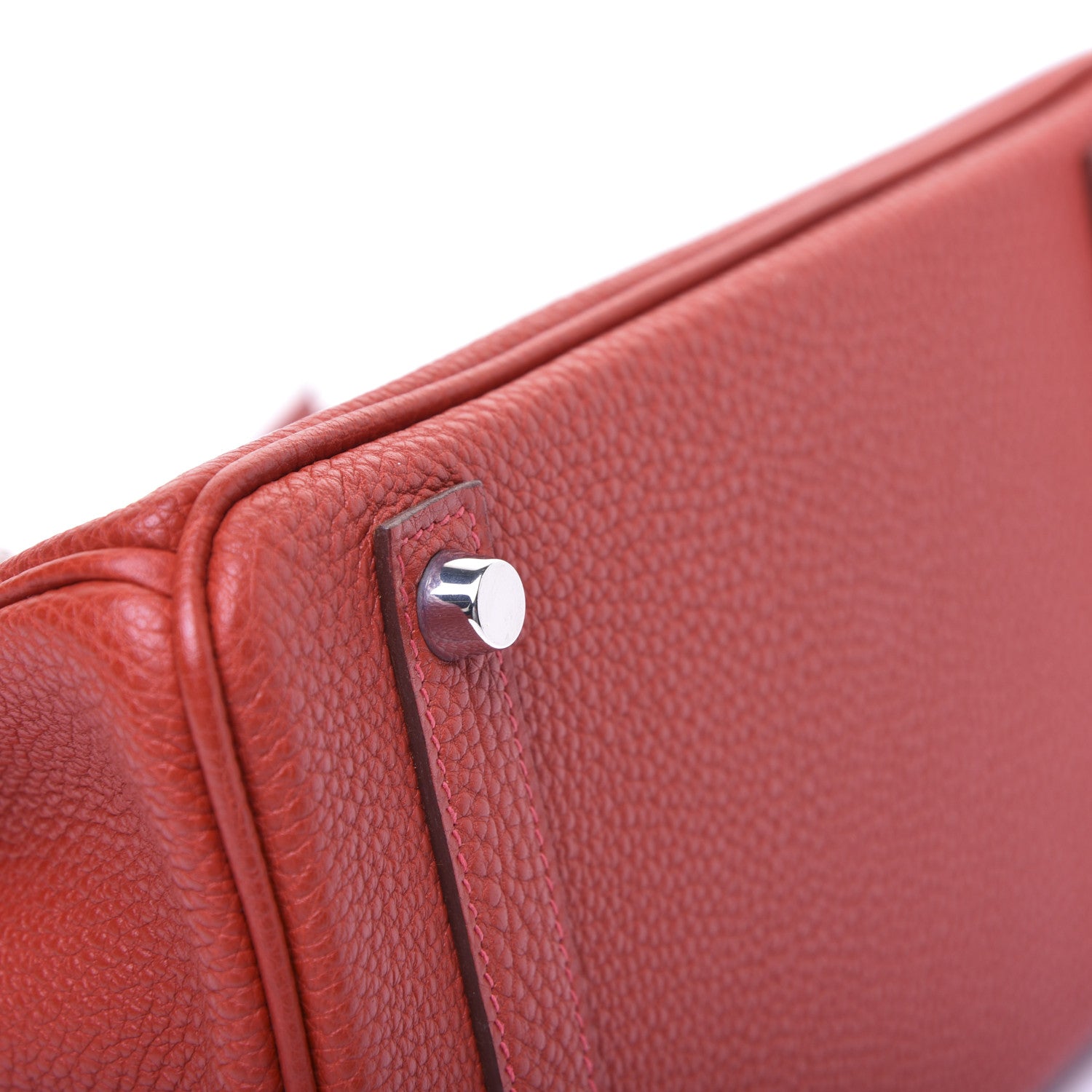 Hermes Togo Birkin 25 Rouge Vif 9 of 31