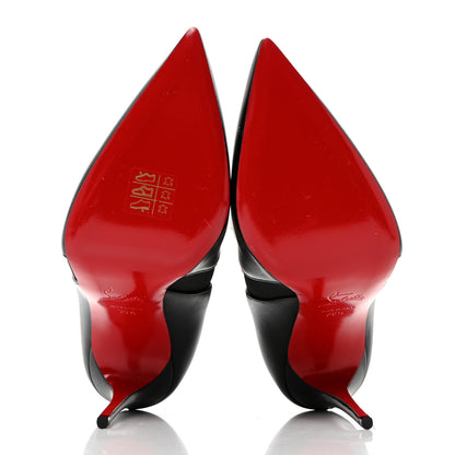 Christian Louboutin Calfskin Chelsea Chick 100 Stiletto Boots 38.5 Black 5 of 7