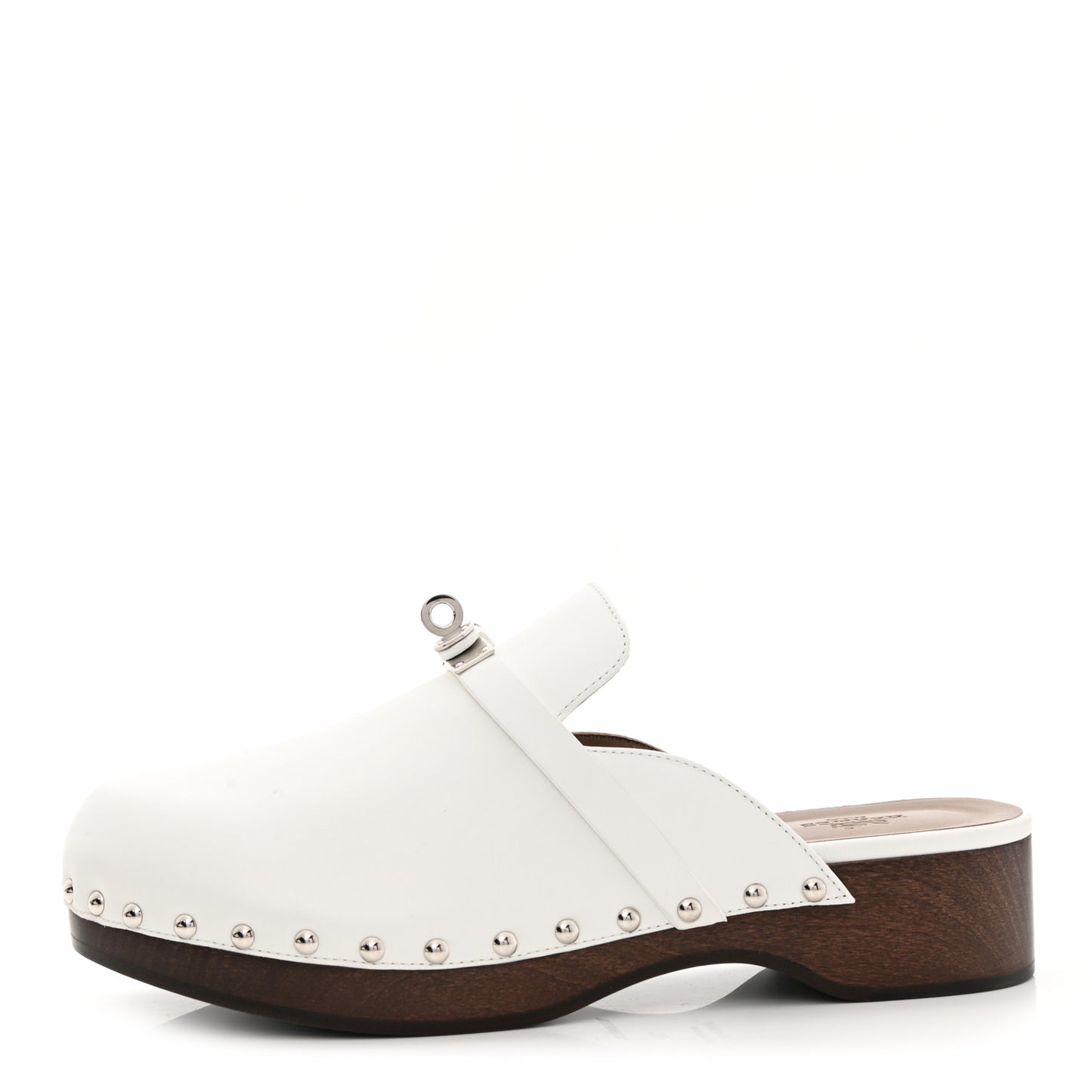 Calfskin Carlotta Mules 39 White