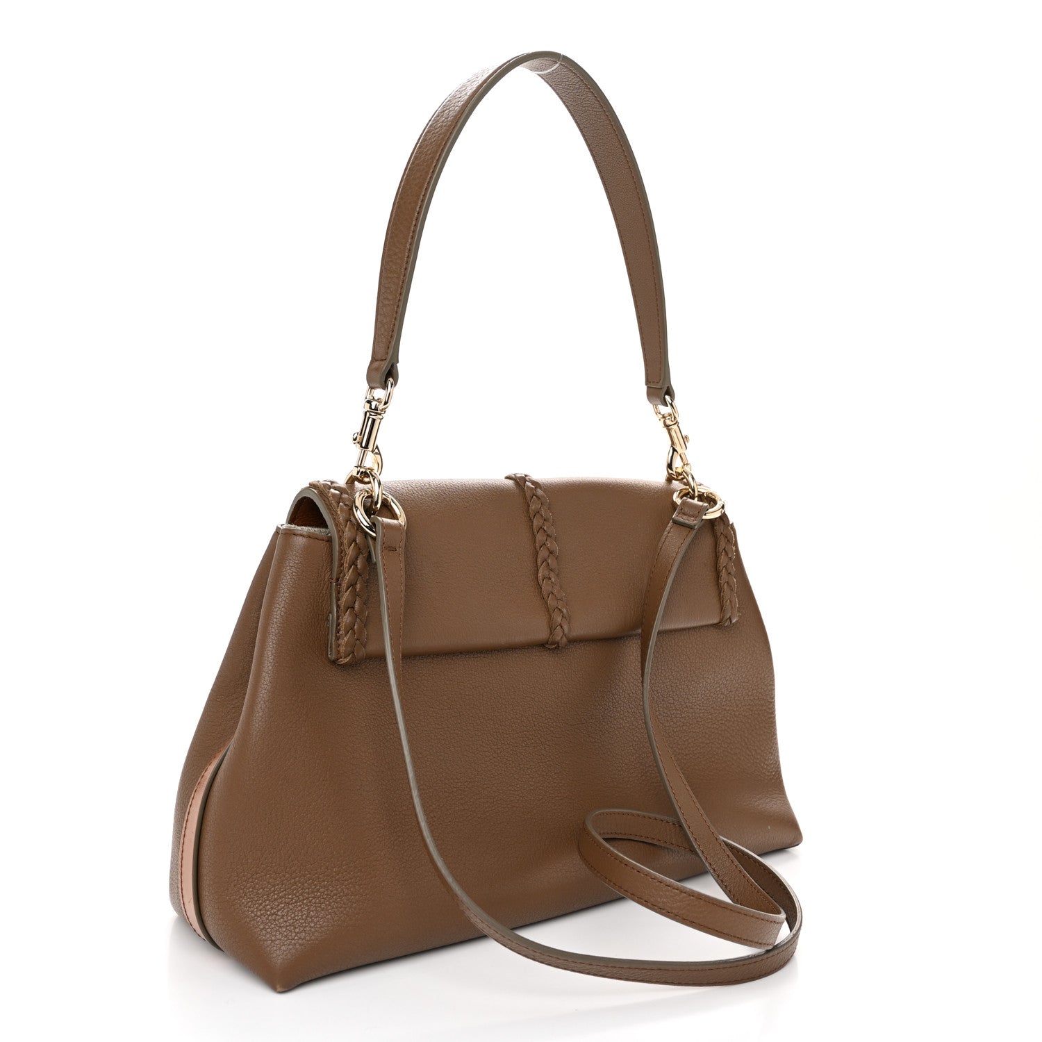 Chloe Grained Calfskin Medium Penelope Shoulder Bag Nut 3 of 10