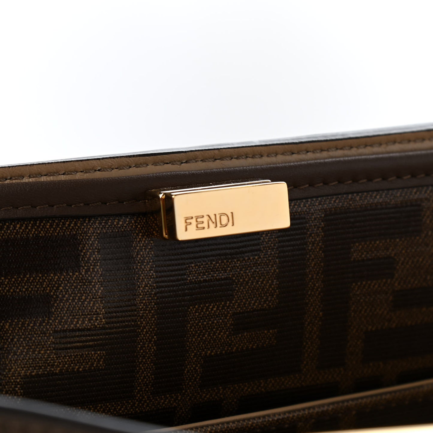 Vitello Seta Glazed Fabric FF 1974 Medium Peekaboo X-Lite Maya Mogano Panna