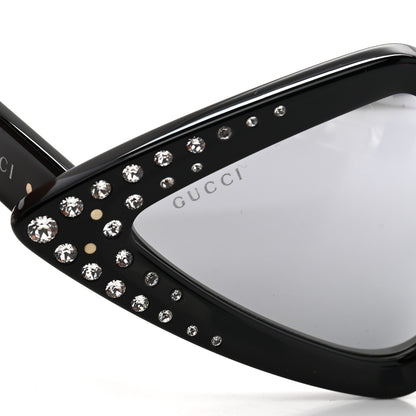 Gucci Acetate Geometric Crystal Sunglasses GG0496S Black 8 of 8