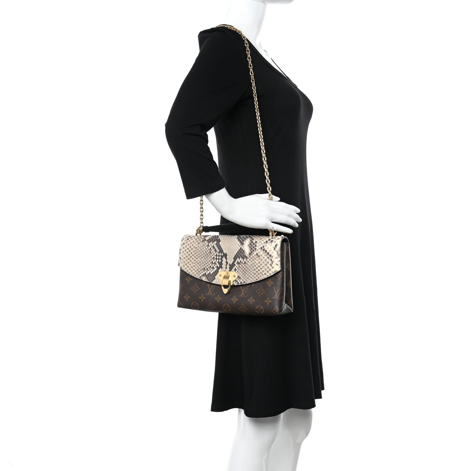 Louis Vuitton Monogram Snakeskin Saint Placide 3 of 9
