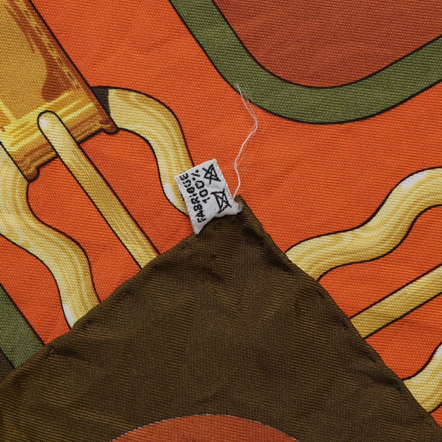 Hermes Silk Coaching Scarf 90 5 of 12