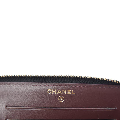 Chanel Aged Calfskin Quilted Medium Lucky Charms 2.55 Reissue Zip Around Wallet 6 of 9