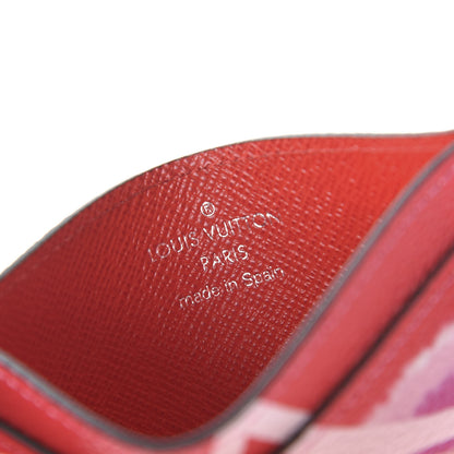 Louis Vuitton Monogram Escale Card Holder Rouge 6 of 7