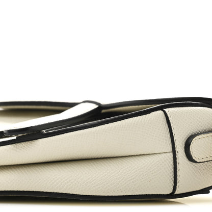 Christian Dior Grained Calfskin Mini Saddle Bag White 10 of 10