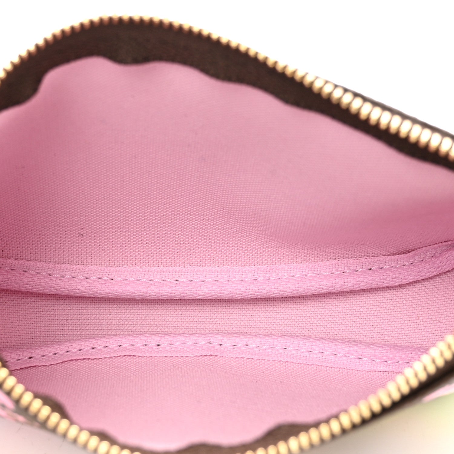 Louis Vuitton Monogram 2021 Christmas Animation Japanese Garden Mini Pochette Accessories Wisteria Pink 5 of 7