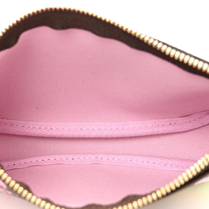Louis Vuitton Monogram 2021 Christmas Animation Japanese Garden Mini Pochette Accessories Wisteria Pink 5 of 7