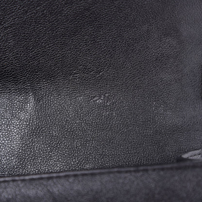 Chanel Metallic Calfskin Quilted Medium Boy Flap Black 8 of 8