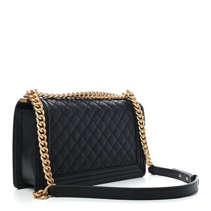 Chanel Caviar Quilted New Medium Boy Flap Black 3 of 9