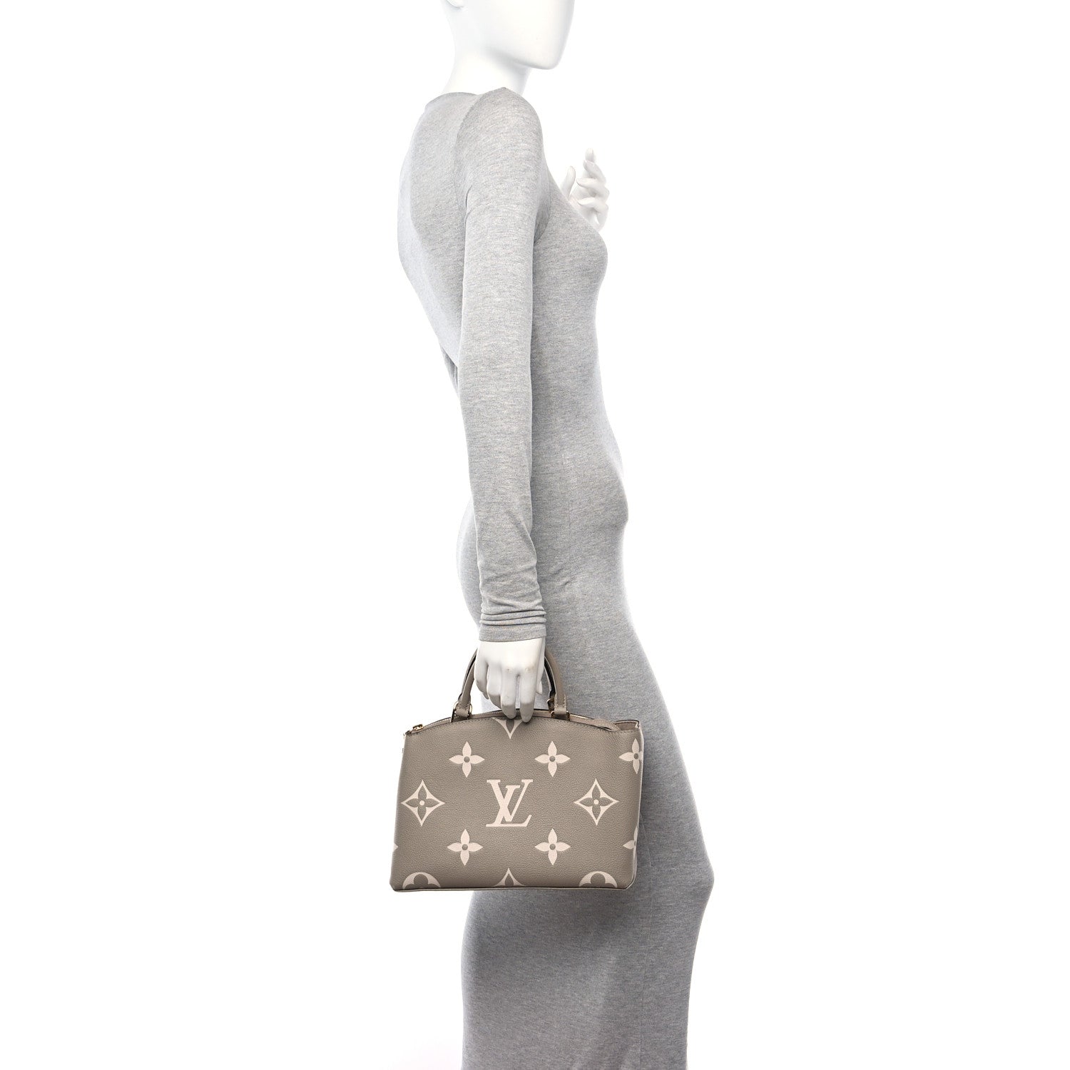Louis Vuitton Empreinte Monogram Giant Petit Palais Tourterelle Creme 2 of 11