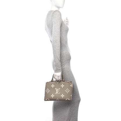 Louis Vuitton Empreinte Monogram Giant Petit Palais Tourterelle Creme 2 of 11