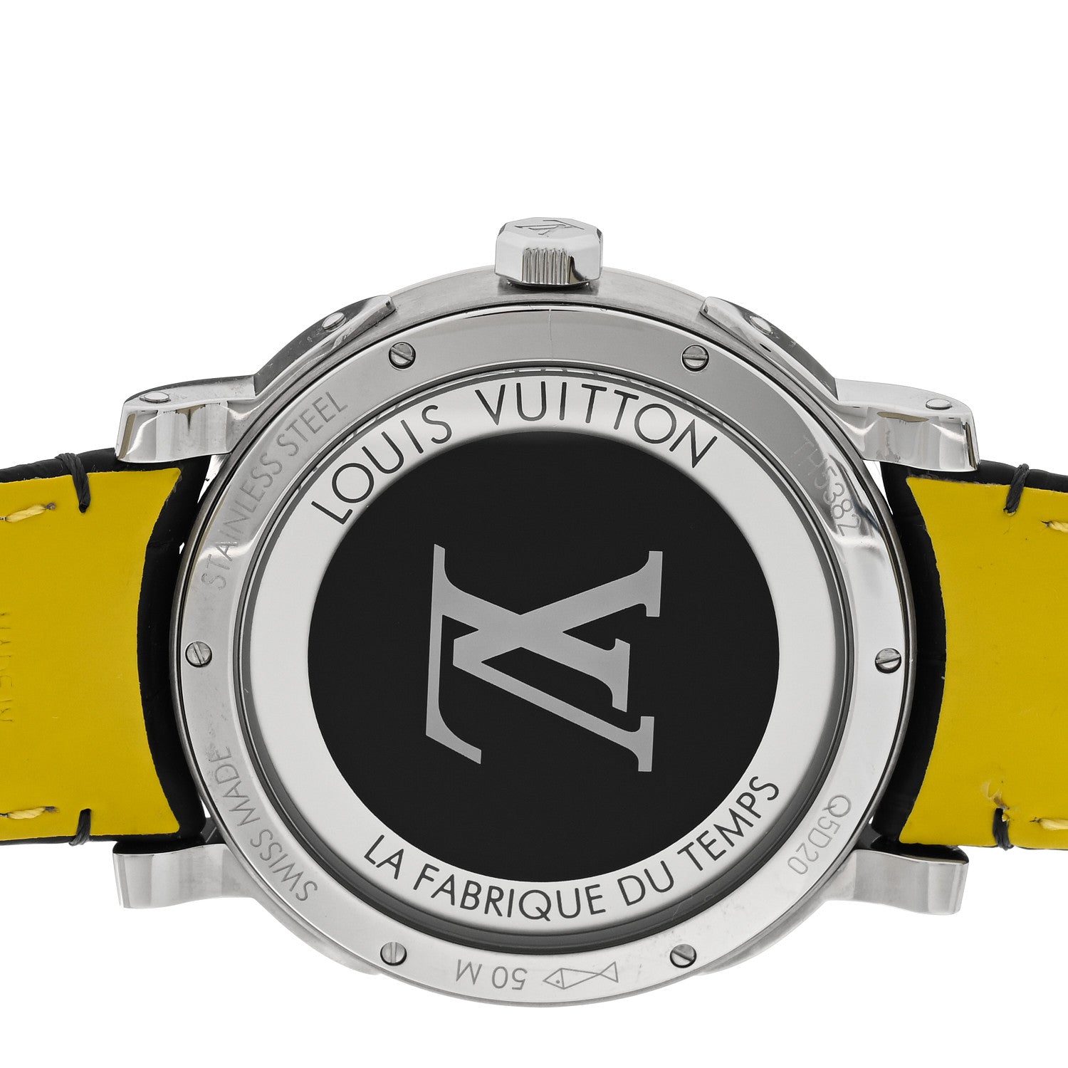Louis Vuitton Stainless Steel Alligator 39mm Escale Time Zone Automatic Watch Grey 4 of 5