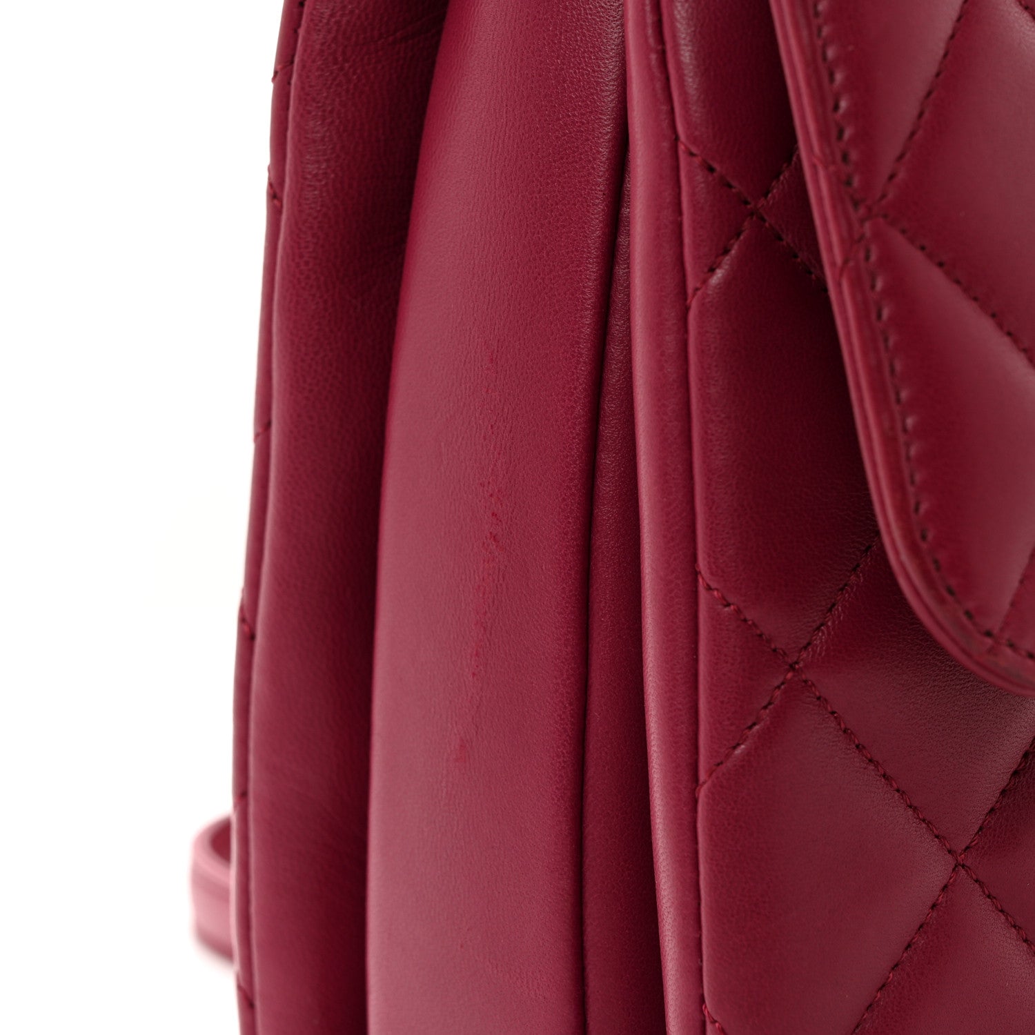 Chanel Lambskin Quilted Medium Trendy CC Flap Dual Handle Bag Dark Pink 11 of 11