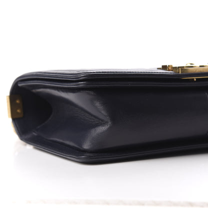 Chanel Lambskin Quilted Medium Boy Flap Dark Navy 6 of 9