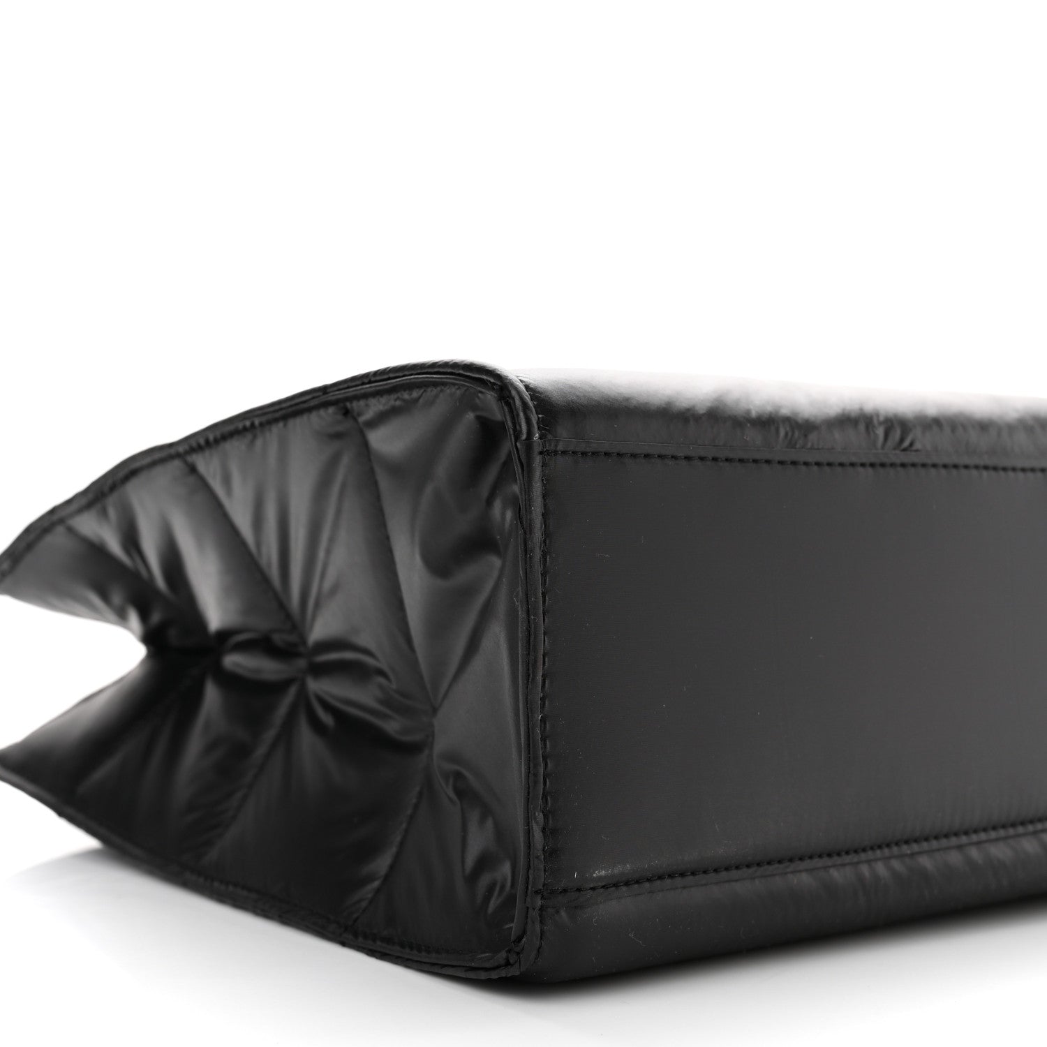 Telfar x MOOSE KNUCKLES Nylon Quilted Medium Shopping Bag Black 9 of 10