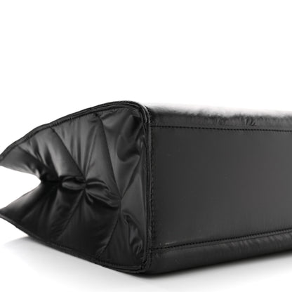 Telfar x MOOSE KNUCKLES Nylon Quilted Medium Shopping Bag Black 9 of 10