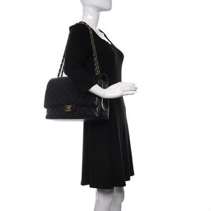 Chanel Caviar Quilted Maxi Double Flap Black 2 of 13