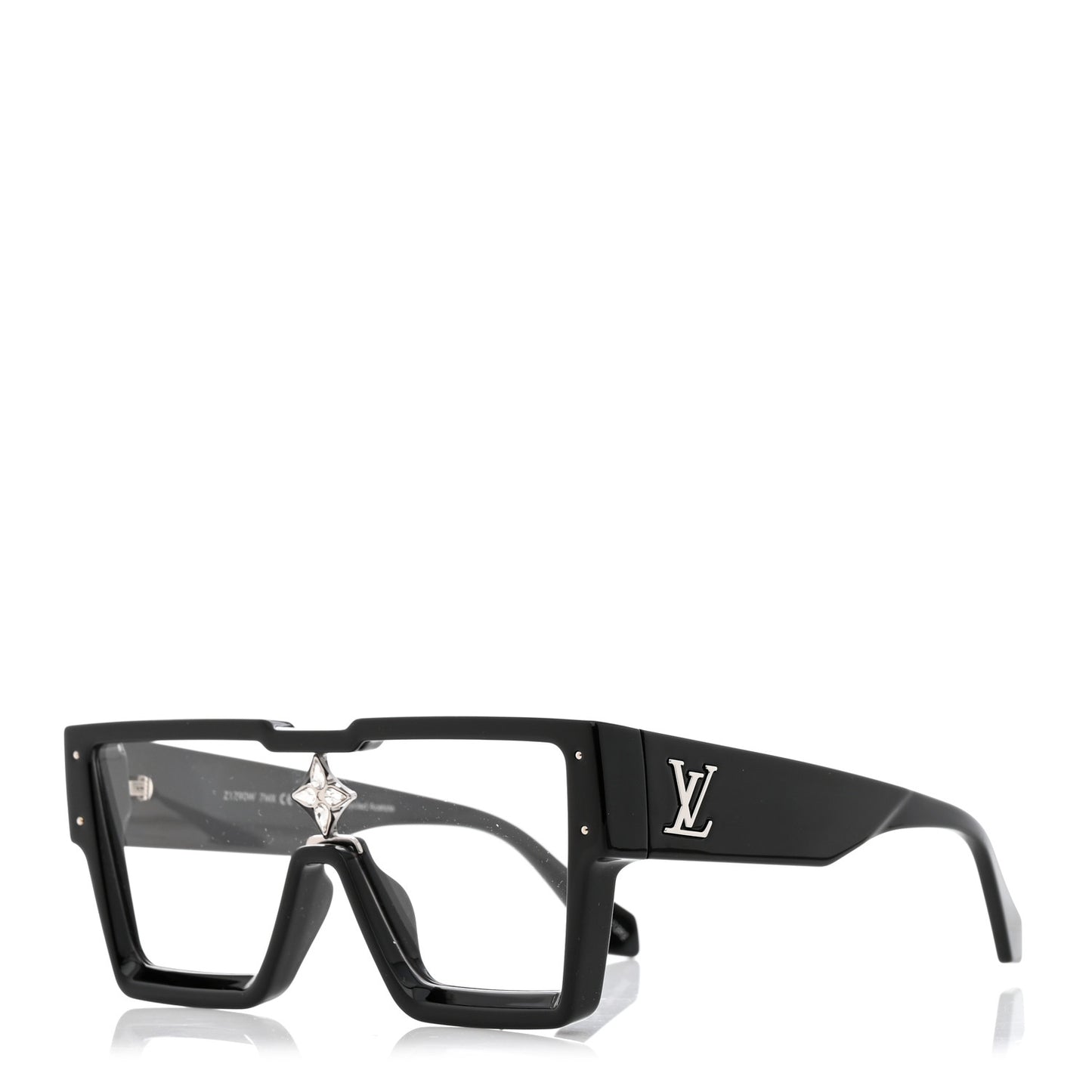 Acetate Swarovski Crystal Cyclone Sunglasses Z1790W Black