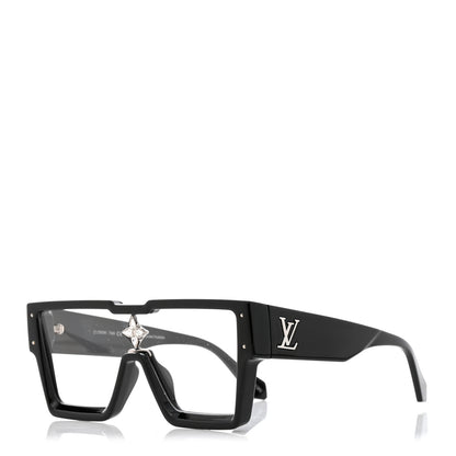 Louis Vuitton Acetate Swarovski Crystal Cyclone Sunglasses Z1790W Black 1 of 7