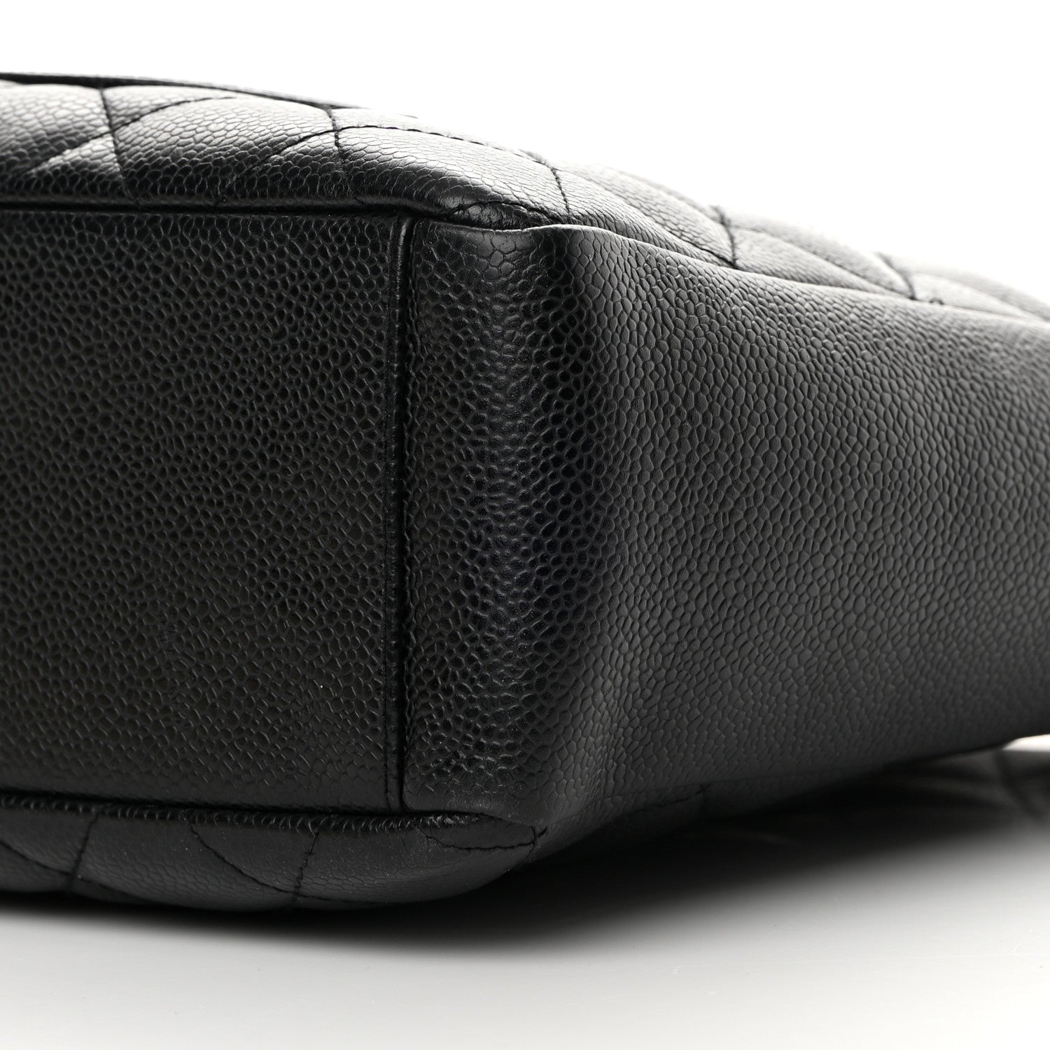 Chanel Caviar Quilted Petit Shopping Tote PST Black 10 of 14