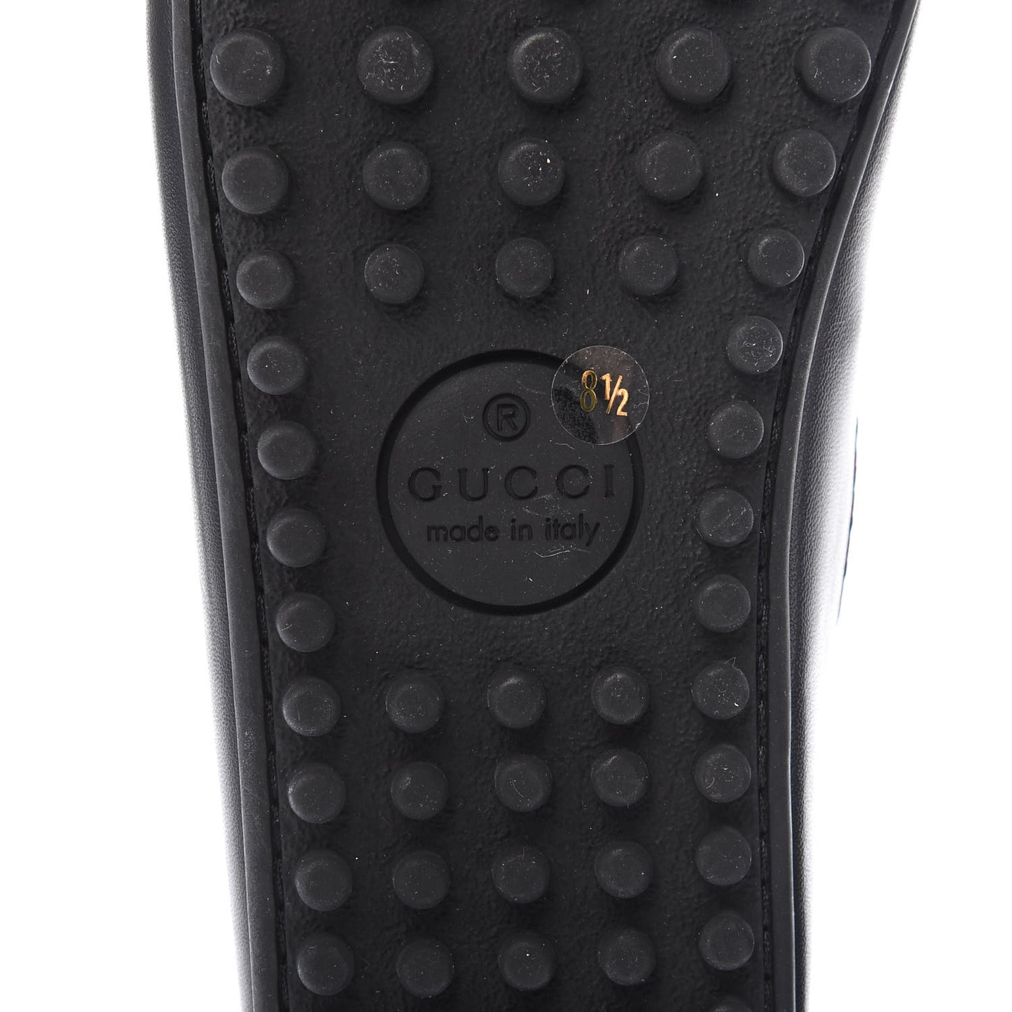 Nappa Mens Bee Driver Loafers 8.5 Black