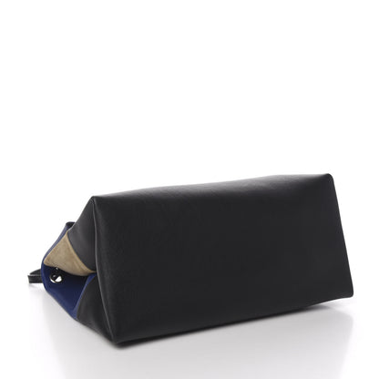 Celine Calfskin Suede All Soft Shoulder Bag Indigo 4 of 9