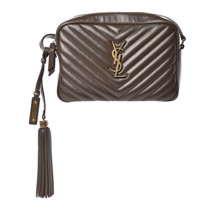 Saint Laurent Calfskin Matelasse Monogram Lou Camera Bag Faggio 1 of 9