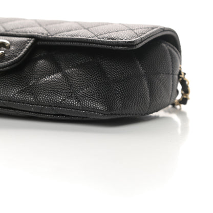 Chanel Caviar Quilted Glasses Case With Chain Black 11 of 12