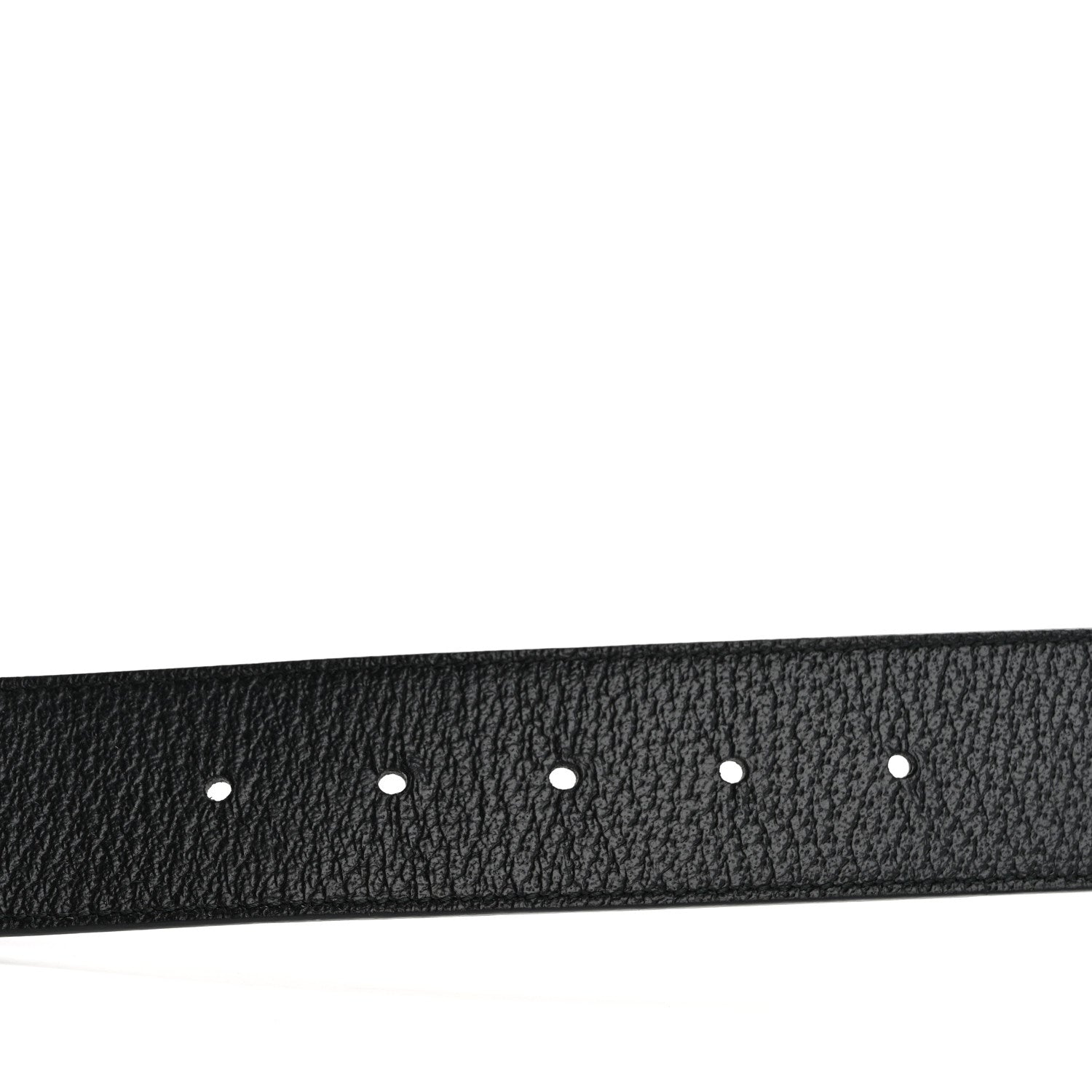Gucci Textured Calfskin Double G 40mm Belt 75 30 Black 3 of 6