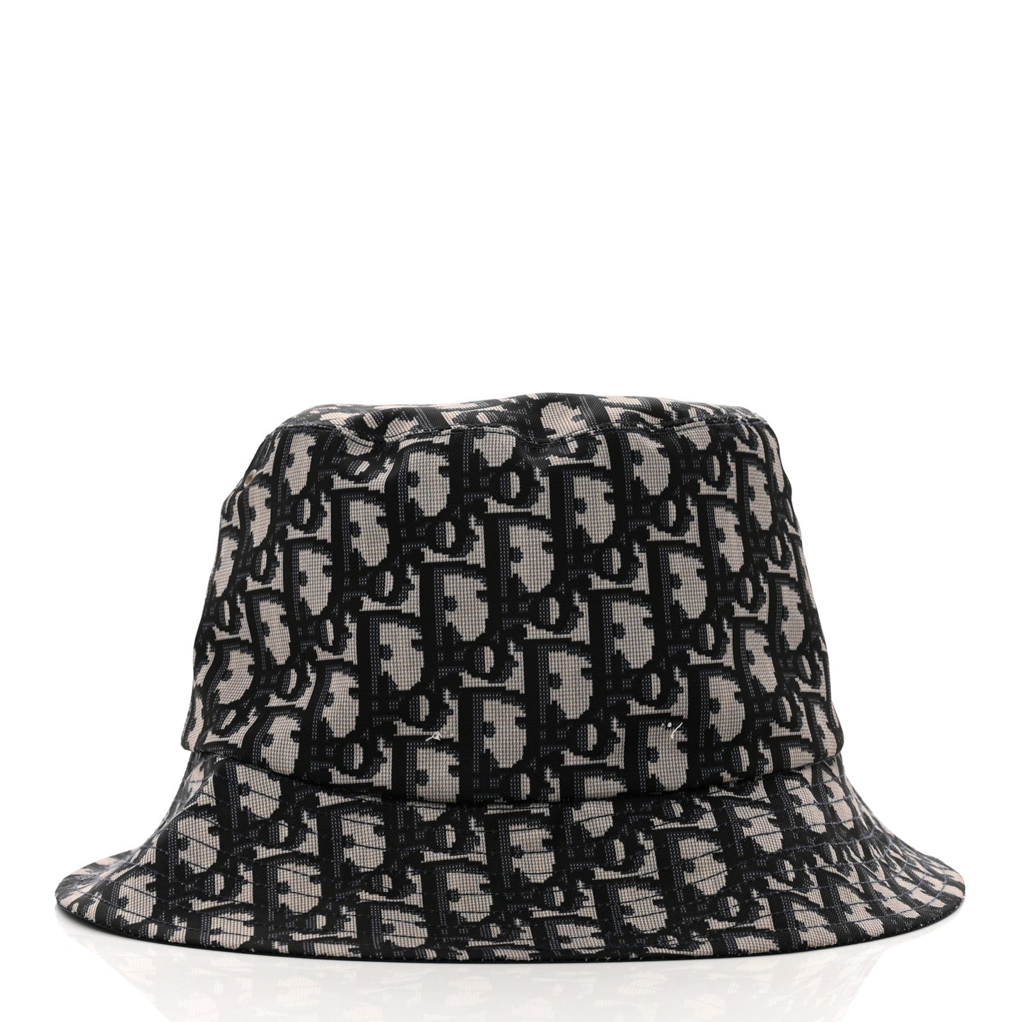 Oblique Jacquard Bucket Hat Blue