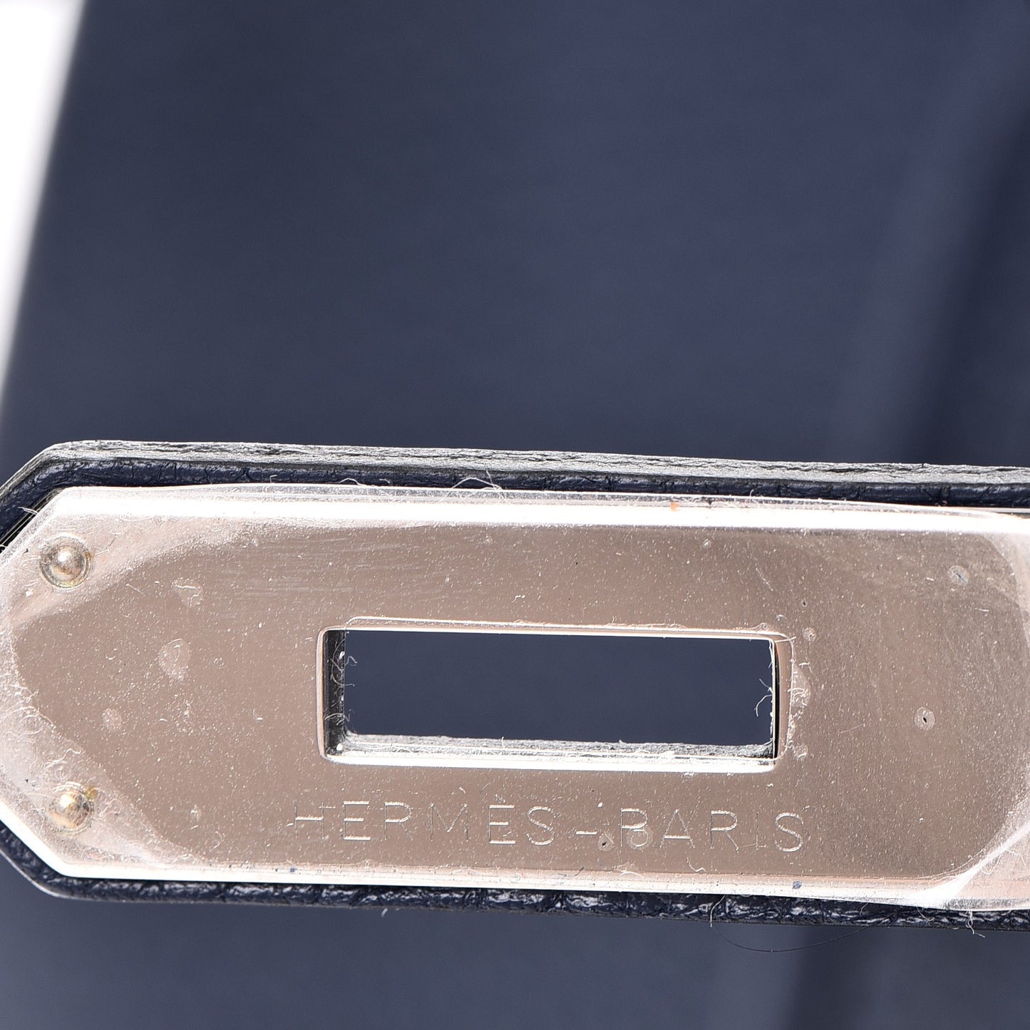 Taurillon Clemence Birkin 35 Bleu Saphir