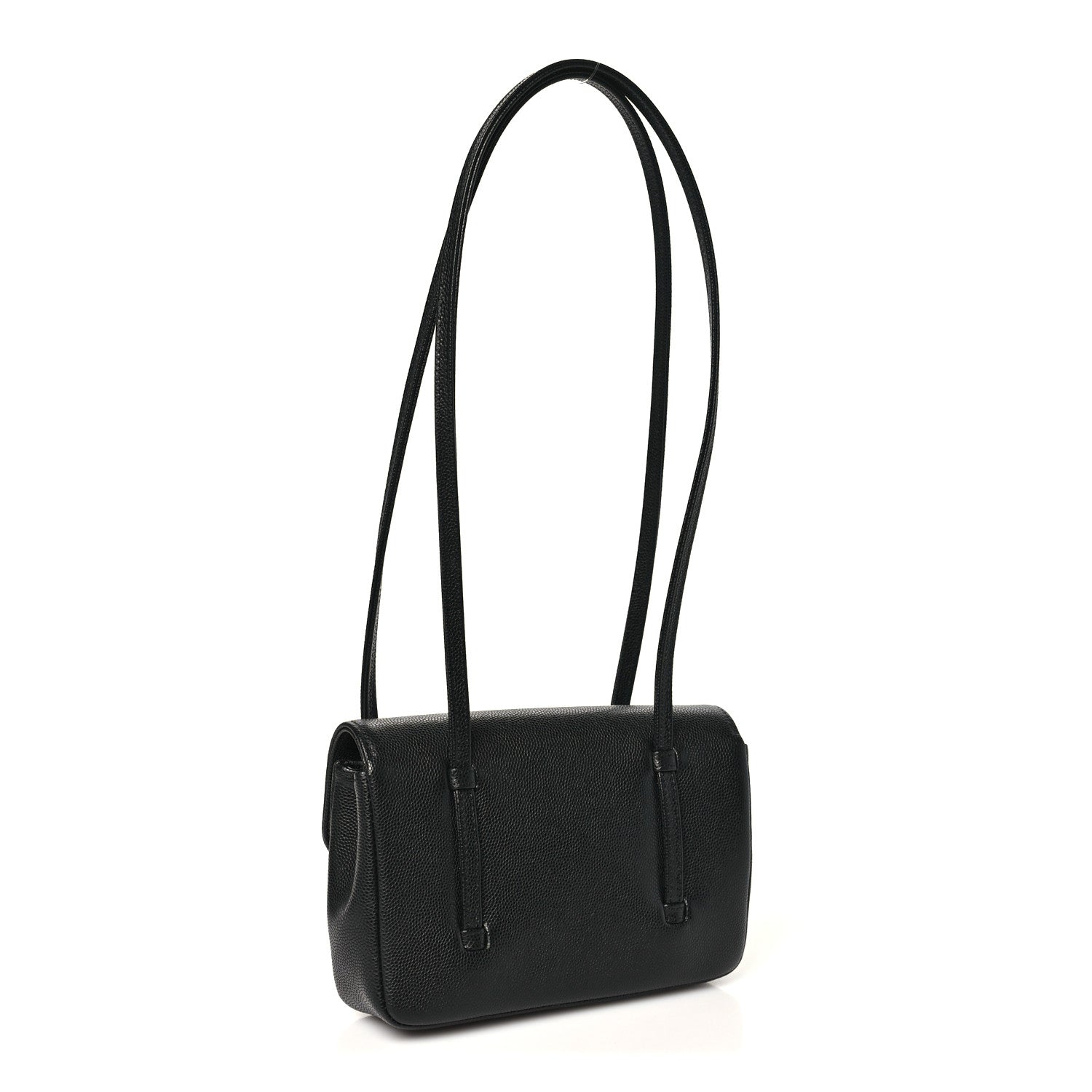 Chanel Shiny Caviar Mini Preppy Coco Shoulder Bag Black 3 of 10