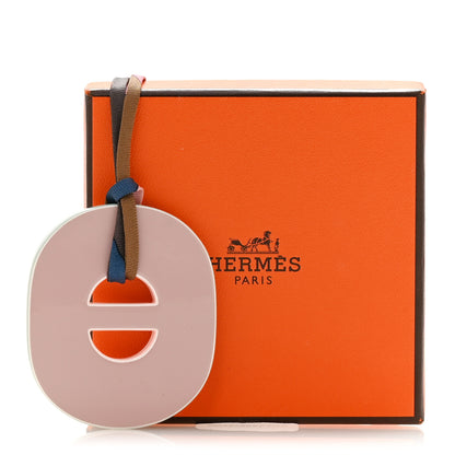Hermes Lacquered Fidelio Pigment Pendant Necklace Rose Multicolor 8 of 8