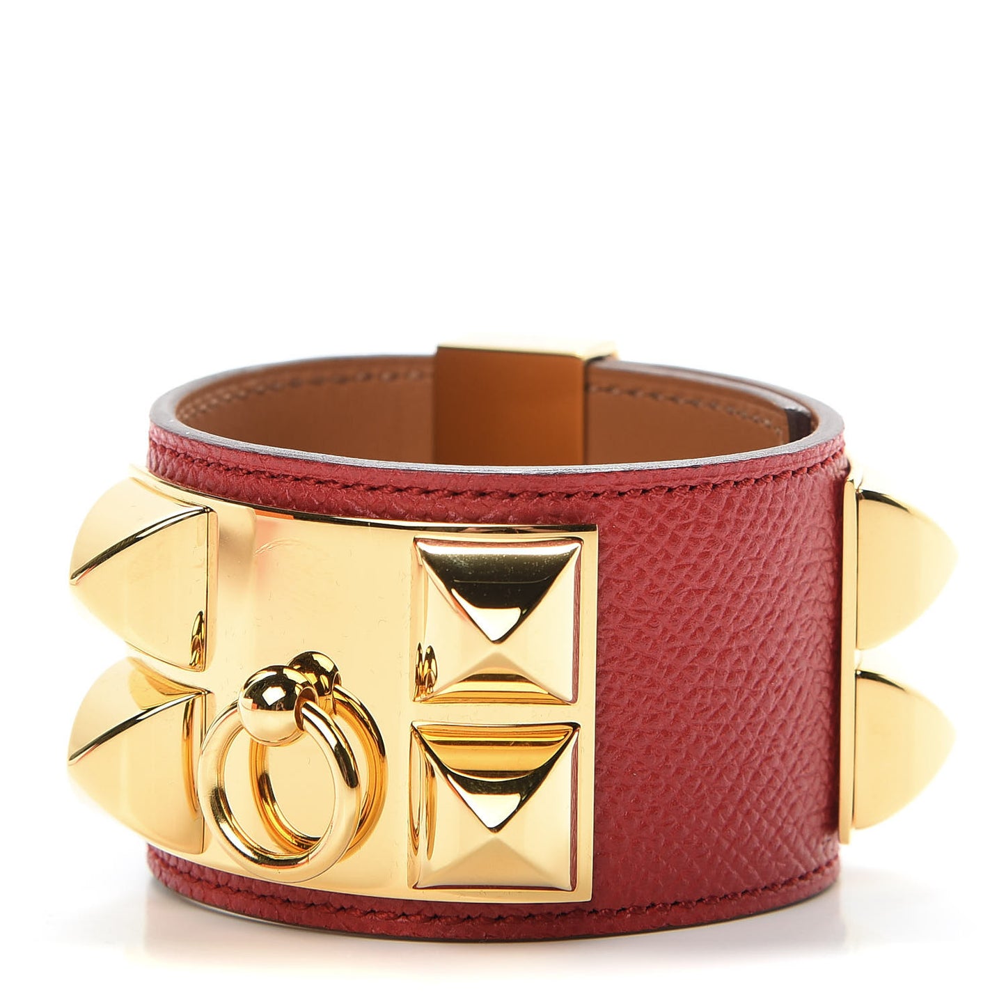 Epsom Collier de Chien CDC Bracelet S Rouge Casaque