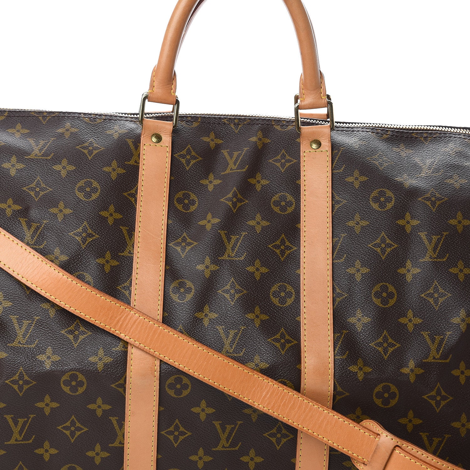 Louis Vuitton Monogram Keepall Bandouliere 55 7 of 9