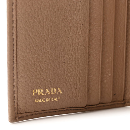 Prada Vitello Daino Metal Tri-Fold Wallet Cammeo 6 of 7