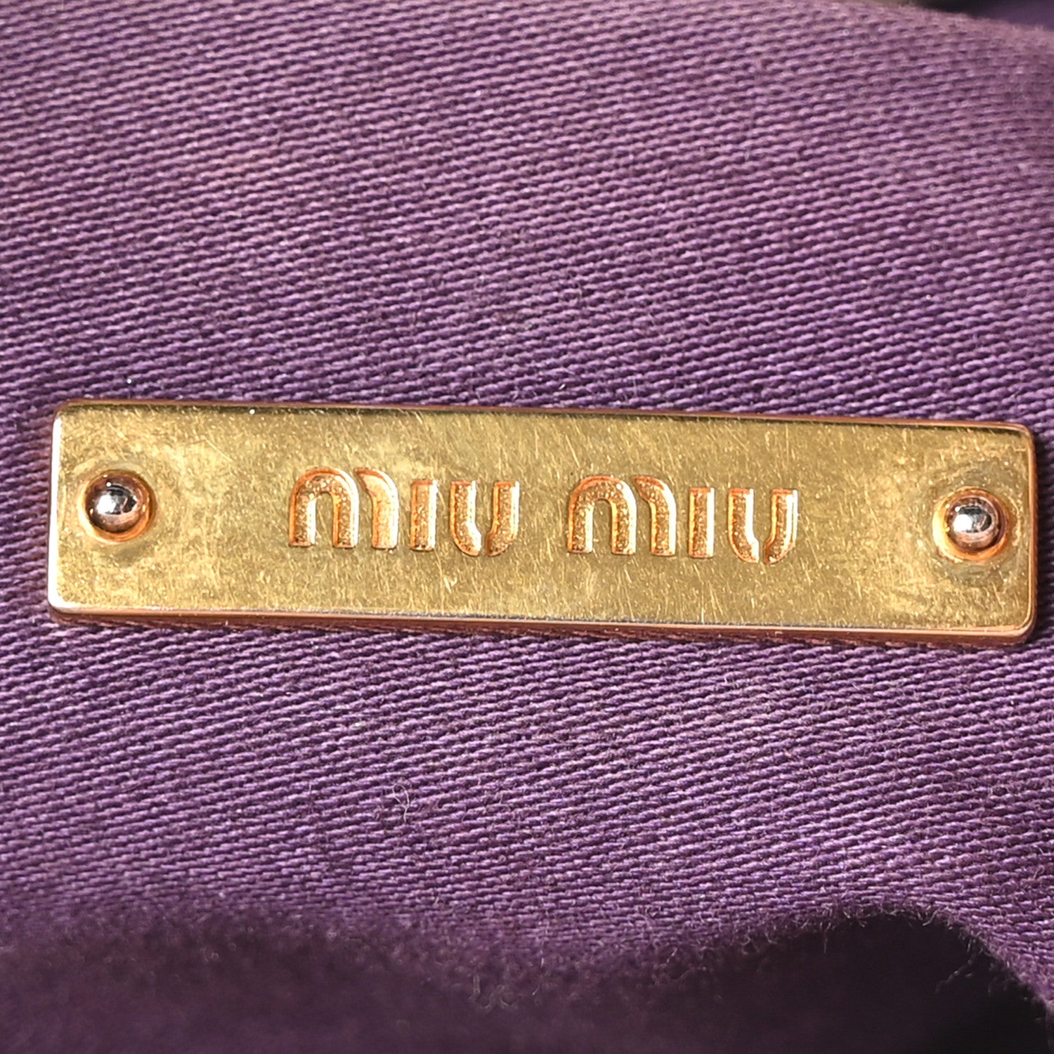 Miu Miu Vitello Shine Top Handle Satchel Mughetto 6 of 10