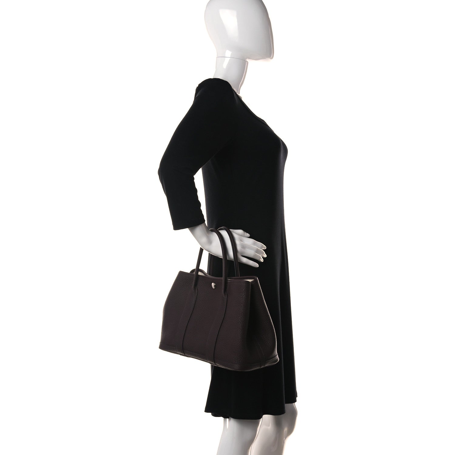Hermes Negonda Garden Party Tote 30 TPM Bordeaux 2 of 9