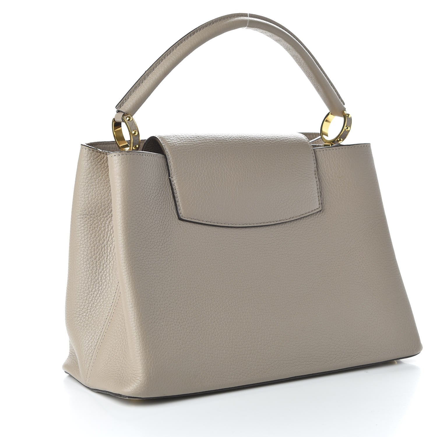 Louis Vuitton Taurillon Capucines MM Galet 3 of 9