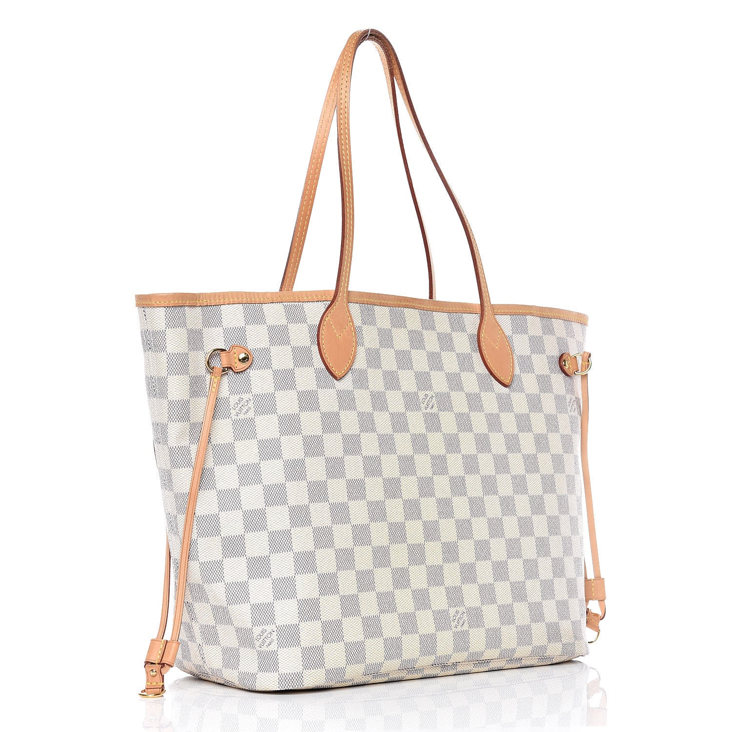 Louis Vuitton Damier Azur Neverfull MM 3 of 10