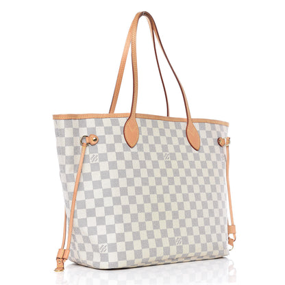 Louis Vuitton Damier Azur Neverfull MM 3 of 10