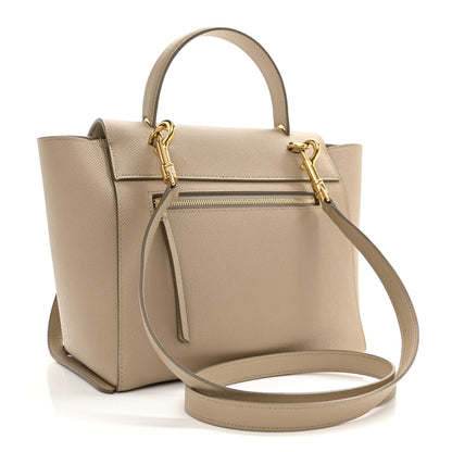 Celine Grained Calfskin Micro Belt Bag Light Taupe 3 of 9