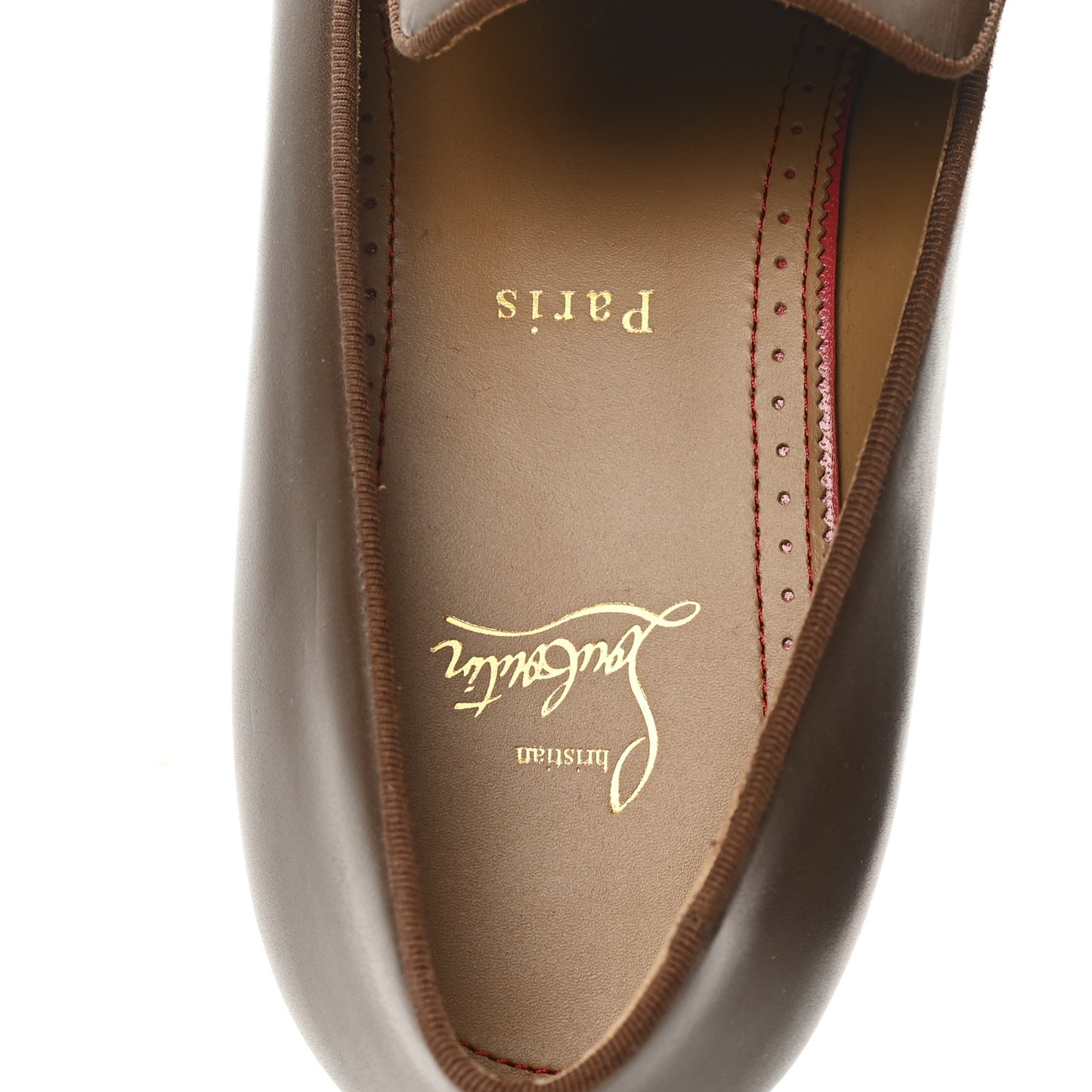 Calfskin Mens Dandelion Flat Loafers 43.5 Cosme
